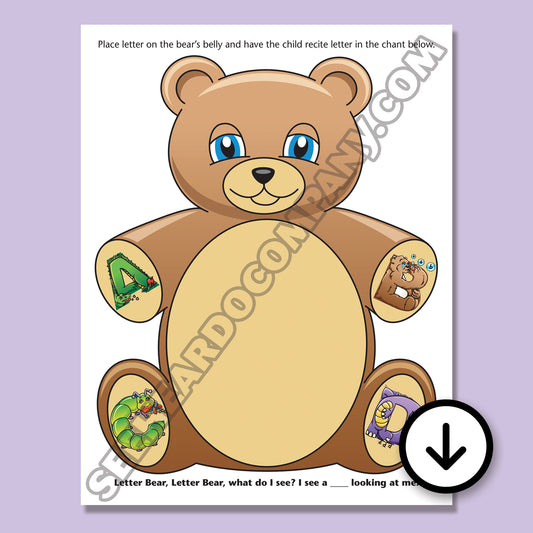 Letter Bear Game (Digital Download)