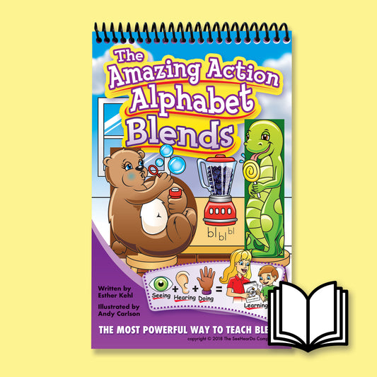 Amazing Action Alphabet Blends Flip Chart