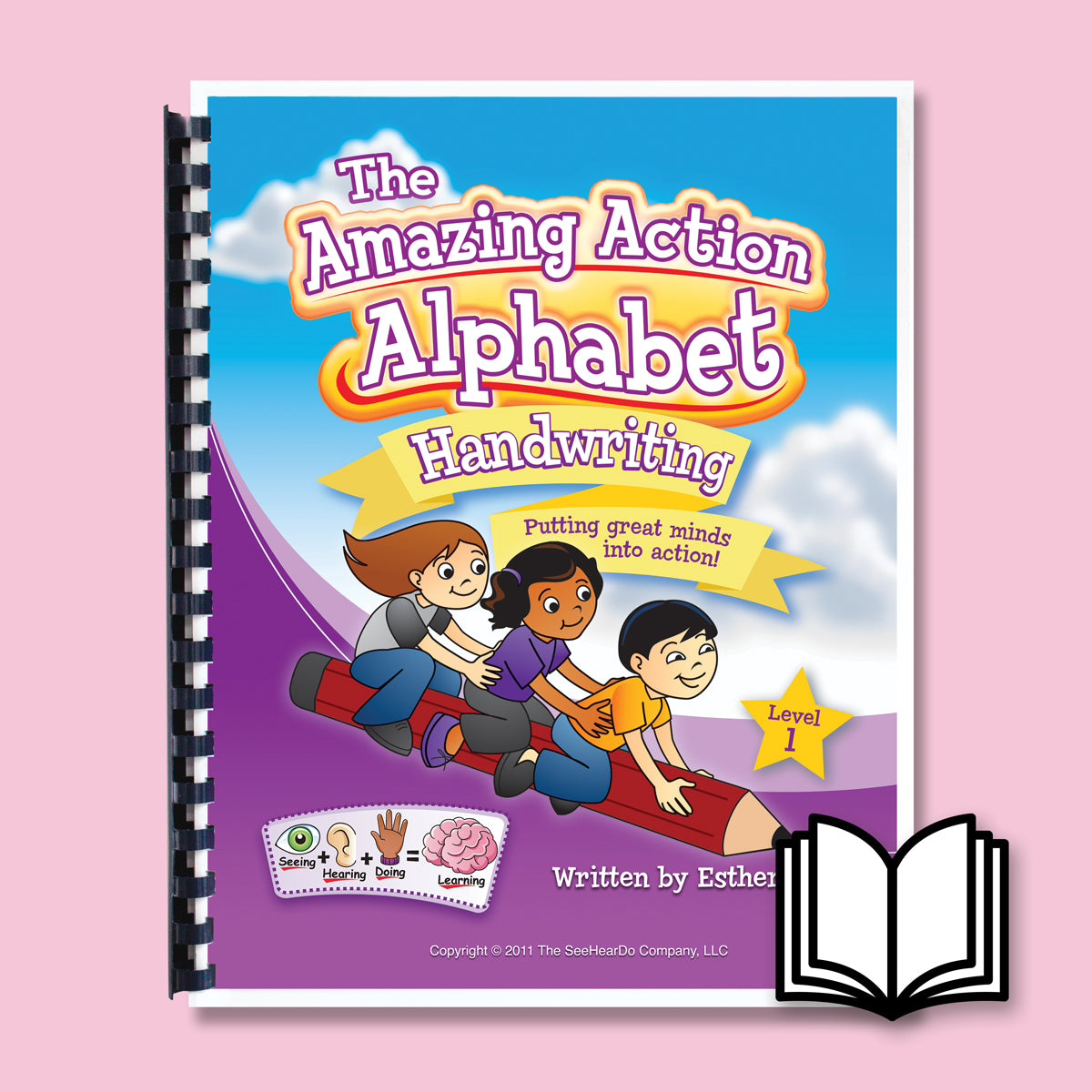 Amazing Action Alphabet Handwriting Book Level 1