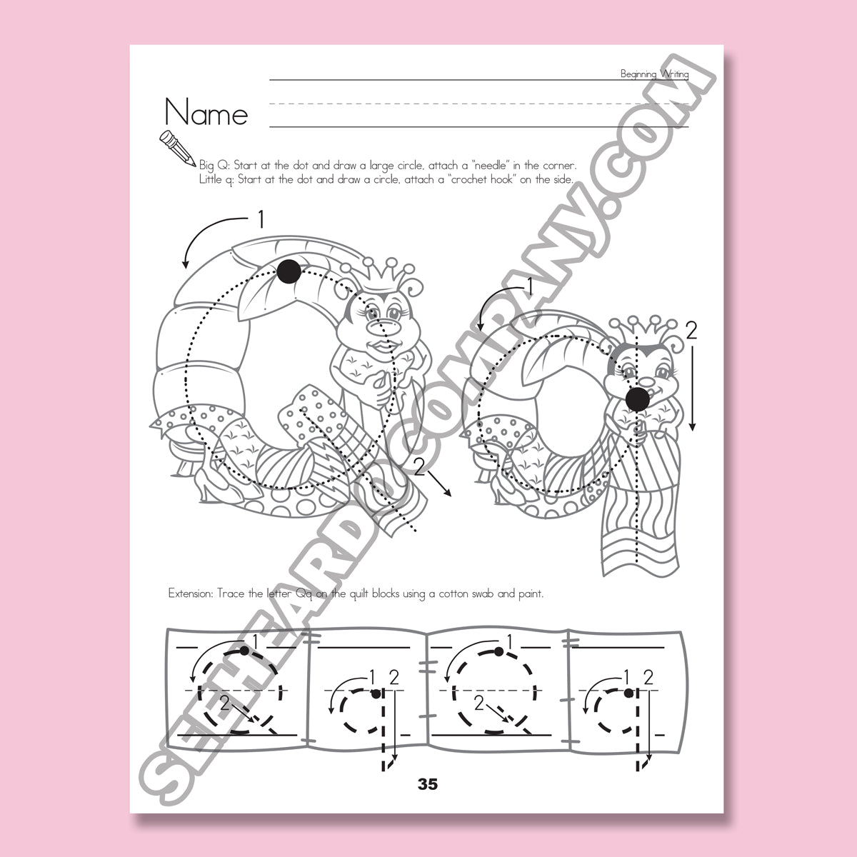 Amazing Action Alphabet Handwriting Book Level 1