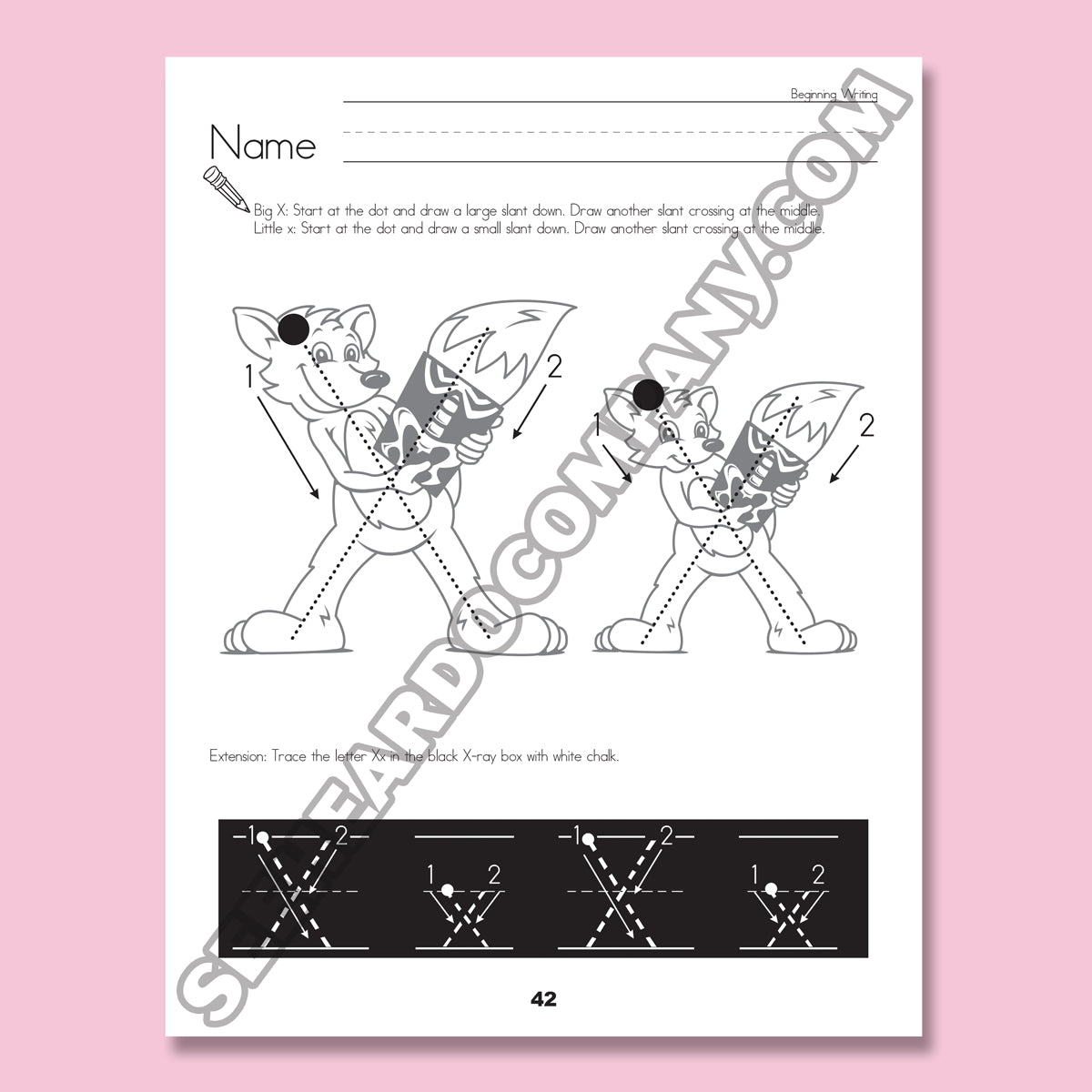 Amazing Action Alphabet Handwriting Book Level 1