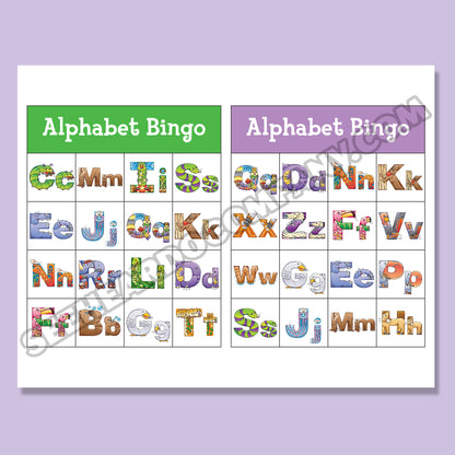 Amazing Action Alphabet Bingo (Digital Download)