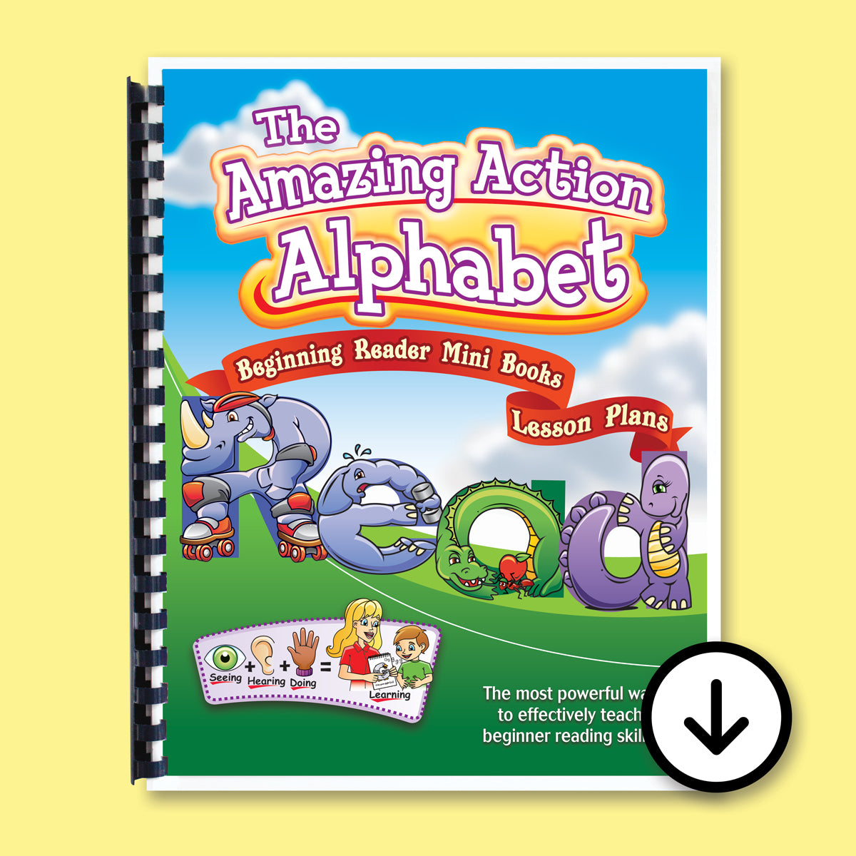 The Amazing Action Alphabet Beginning Reader Book