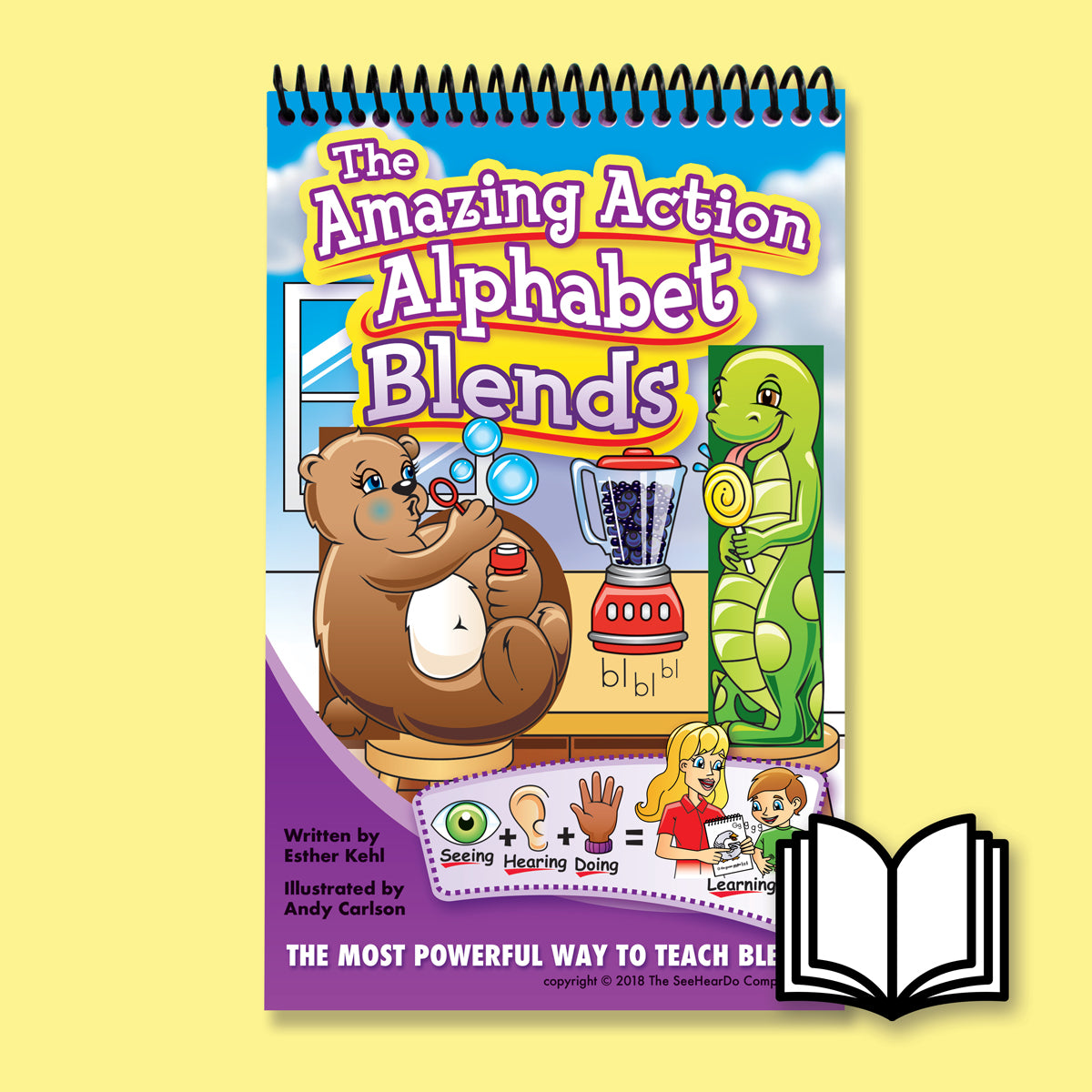 Amazing Action Alphabet Blends Flip Chart