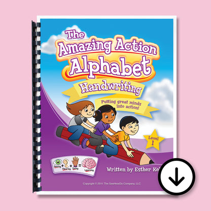 Amazing Action Alphabet Handwriting Book Level 1