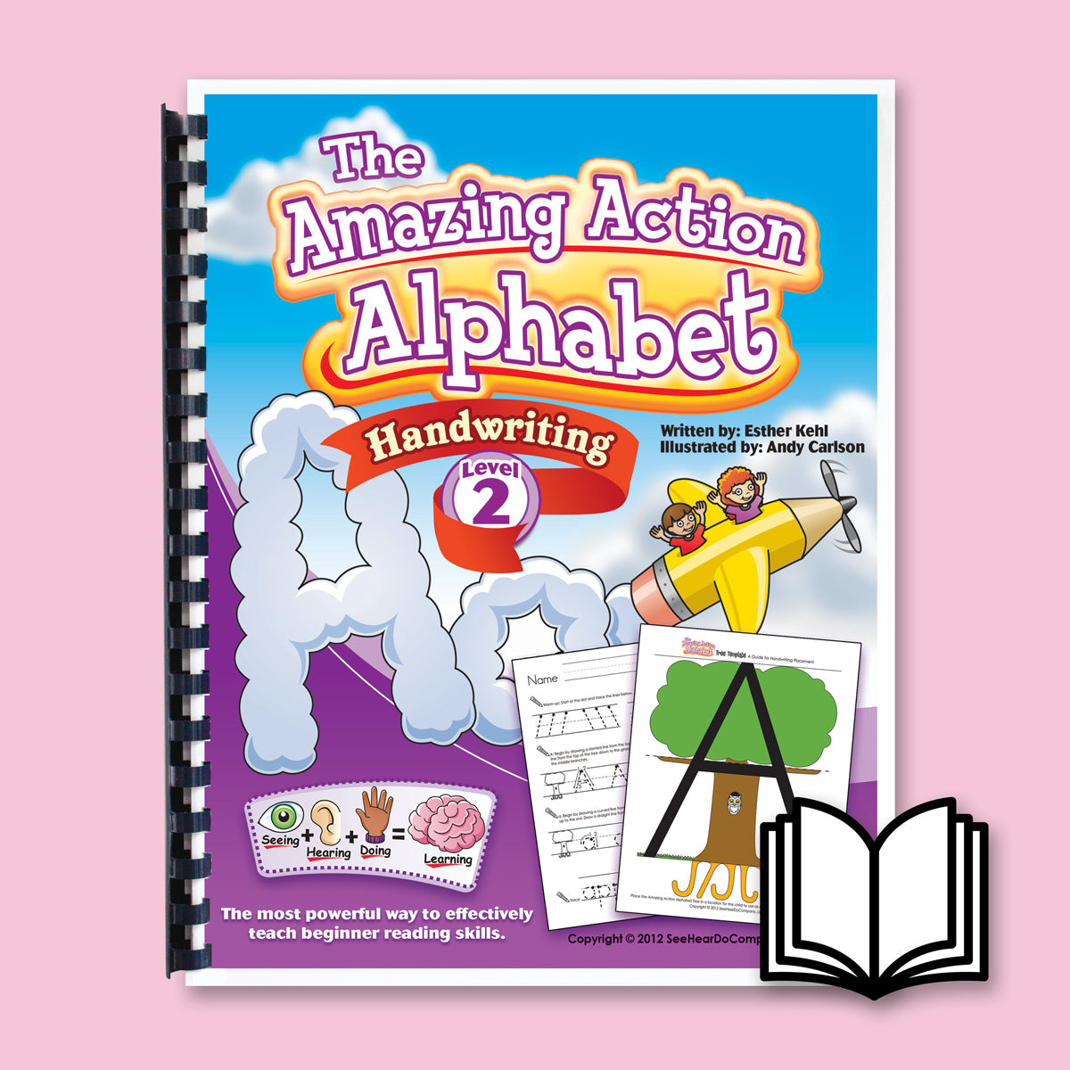 Amazing Action Alphabet Handwriting Book Level 2
